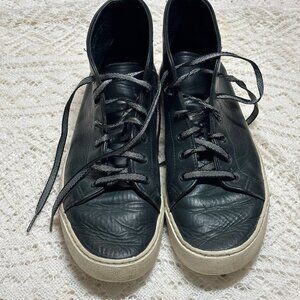 Rancourt & Co. Leather Chukka Boot Black Solid Handcrafted Made in‎ USA 9.5 D